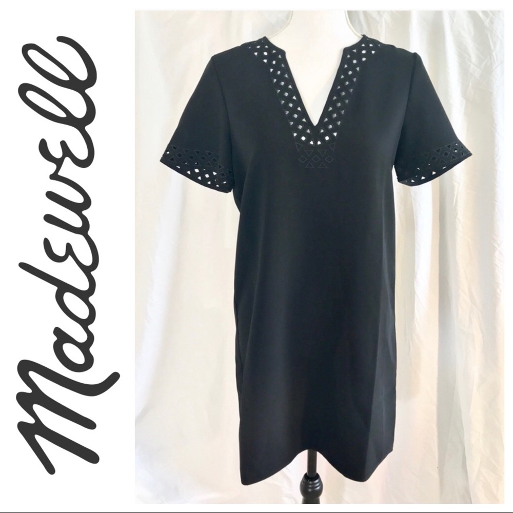 Madewell Ballad Tunic Dress In Black